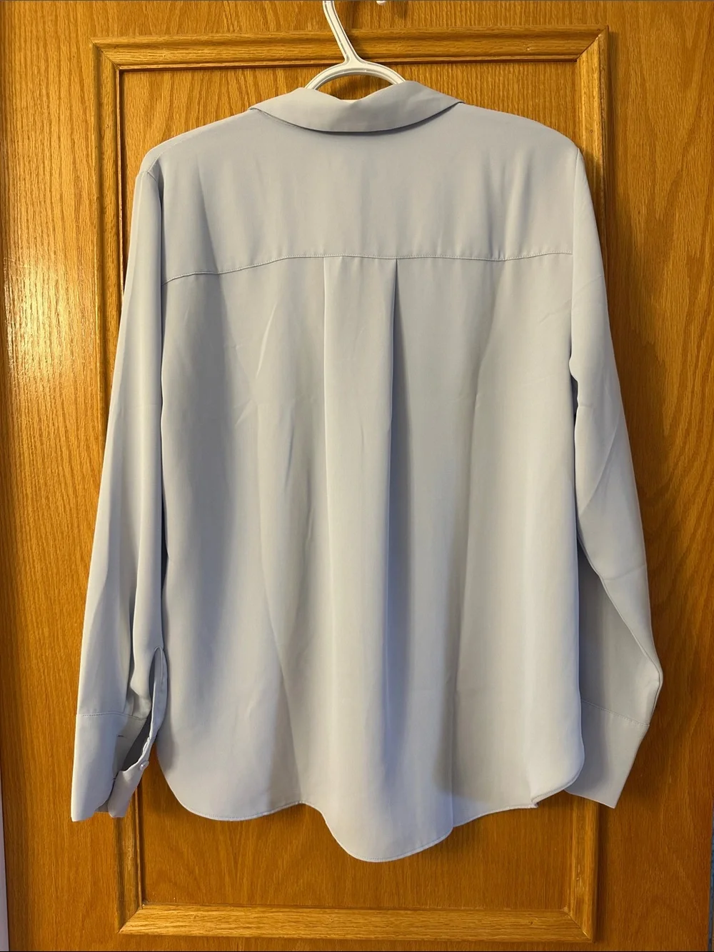H&M Light Blue Button-Up Blouse - Picture 3 of 3